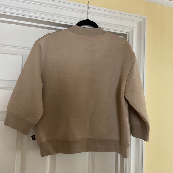 LOUIS VUITTON Beige Gold logo print Top !! - Picture 5 of 9